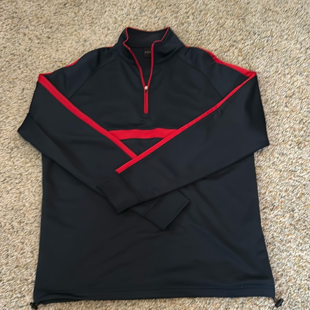 Lightweight golf 3 quarter zip